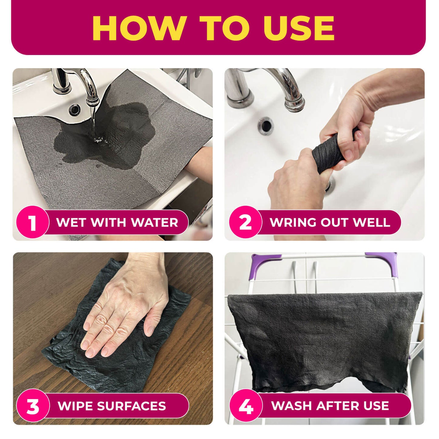 Genie Magic Cleaning Cloth (5-Pack)