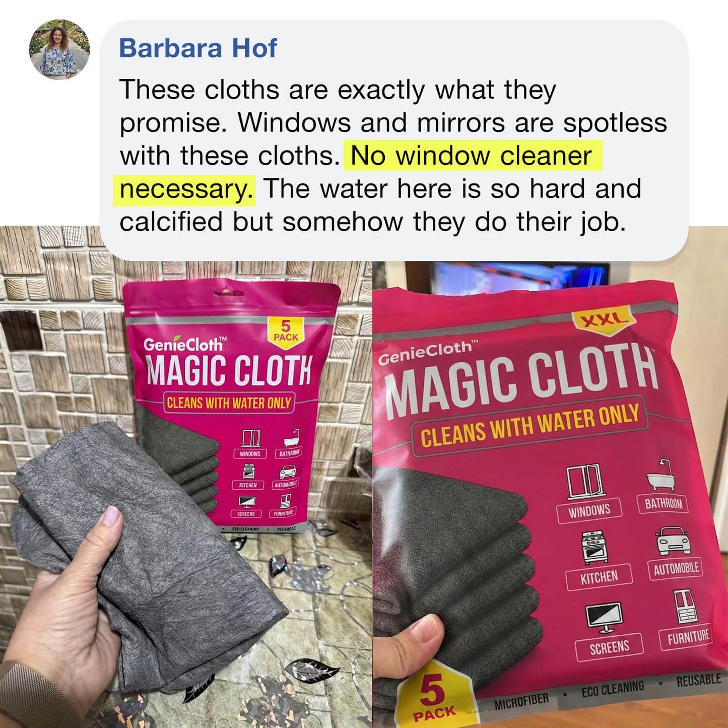 Genie Magic Cleaning Cloth (5-Pack)